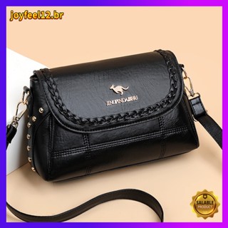 (super barato)Novas Mulheres De Alta Qualidade Bolsas De Couro Macio Pu Emenda Tecer Ocasional Grande Capacidade Saco Do Mensageiro Ombro