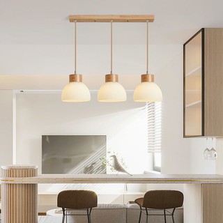 Pendente Ilha Lustre Sala Jantar Moderna Japonesas Madeira Lustre Para Mesa De Jantar Cozinha Sala Lampu Gantung