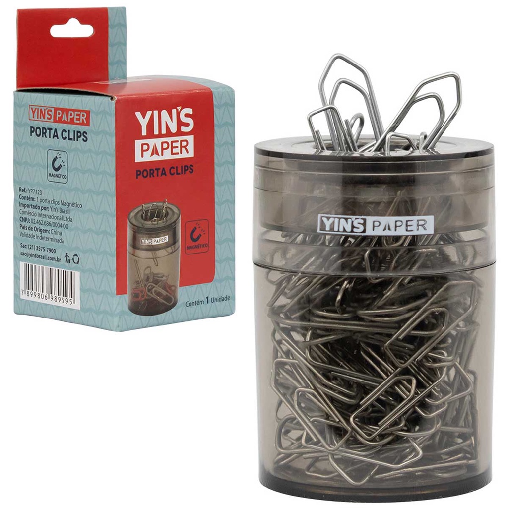 Porta Clips Magnético Redondo