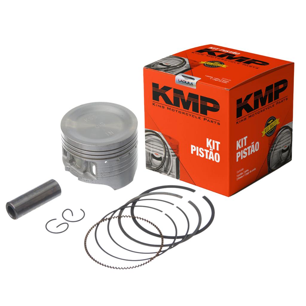 Pistao Kit Com anel Kmp Cbx200 Nx200 Xr200 Medida 0.25mm em Oferta na Shopee