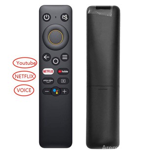 Novo Controle Remoto De Voz Original Para Realme Smart LED TV YouTube Netflix Prime Video Google Assistant