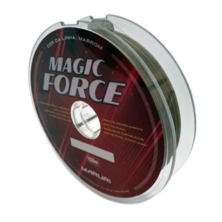 Linha Monofilamento Magic Force 100mts Marrom - Maruri 0,30mm em Oferta na Shopee