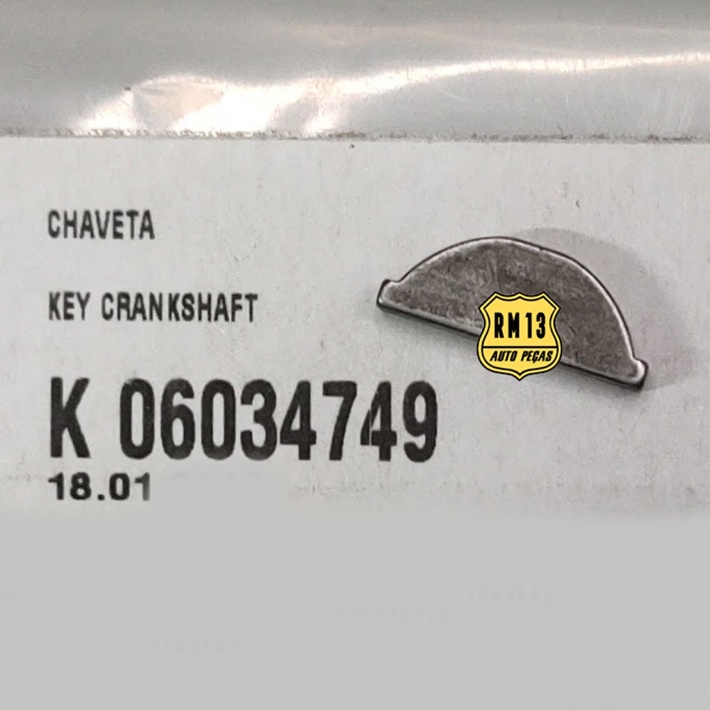 Chaveta Polia Virabrequim Dakota Cherokee 2.5 4.0 6034749