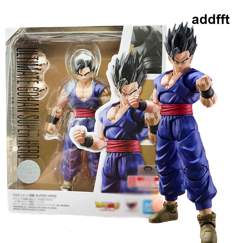 Bandai Genuine Dragon Ball Anime Figura Shf Super Herói Filho Gohan Coleção  Modelo Ornamento Anime Figura de Ação Brinquedos Para Crianças - Desconto  no Preço