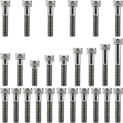 Kit parafusos inox tampa motor lateral esquerda+direita XLR125 2001 a 2003 Honda