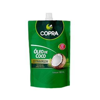Óleo de Coco Extra Virgem Stand Pouch 100ml - Copra em Oferta na Shopee
