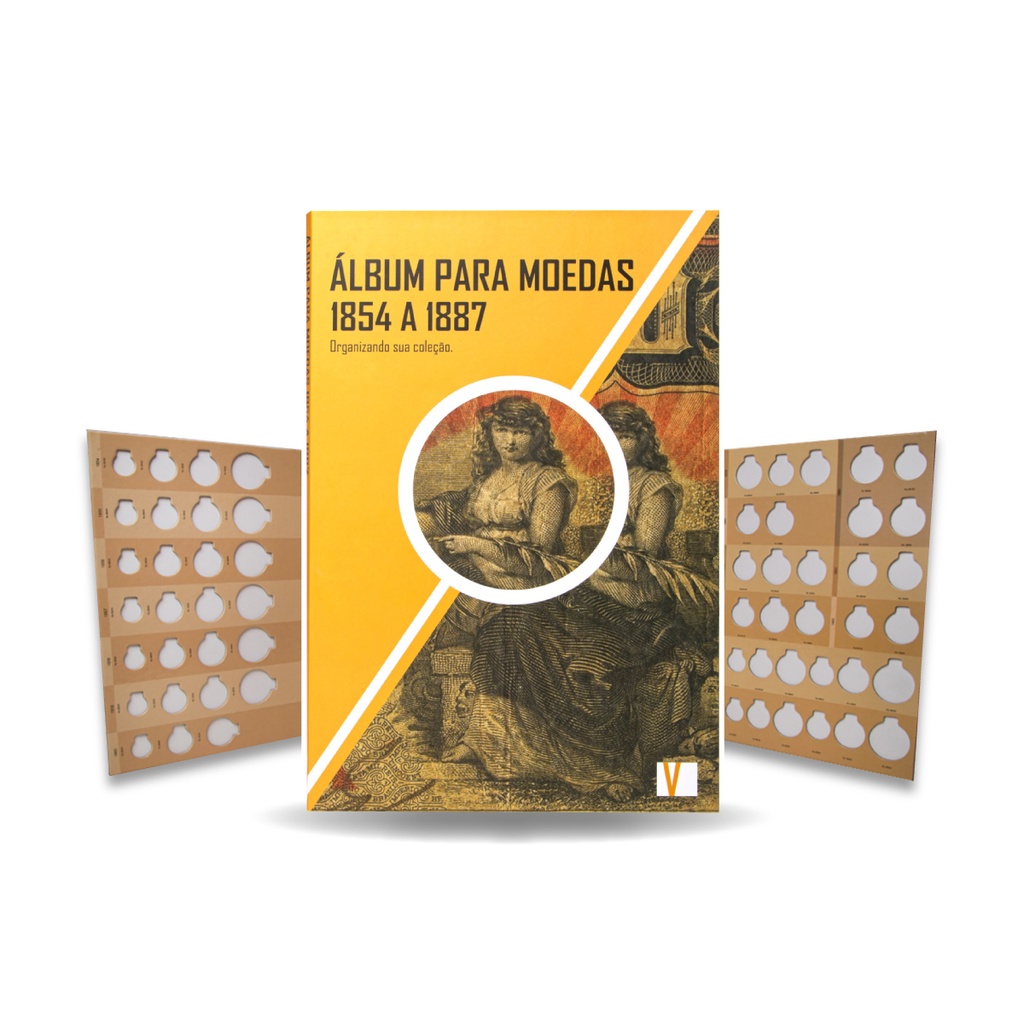 Álbum De Moedas 1854 Até 1887 Réis