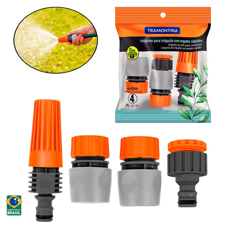 Conjunto Para Mangueira irrigação 4 Peças 78580/610 TRAMONTINA em Oferta na Shopee