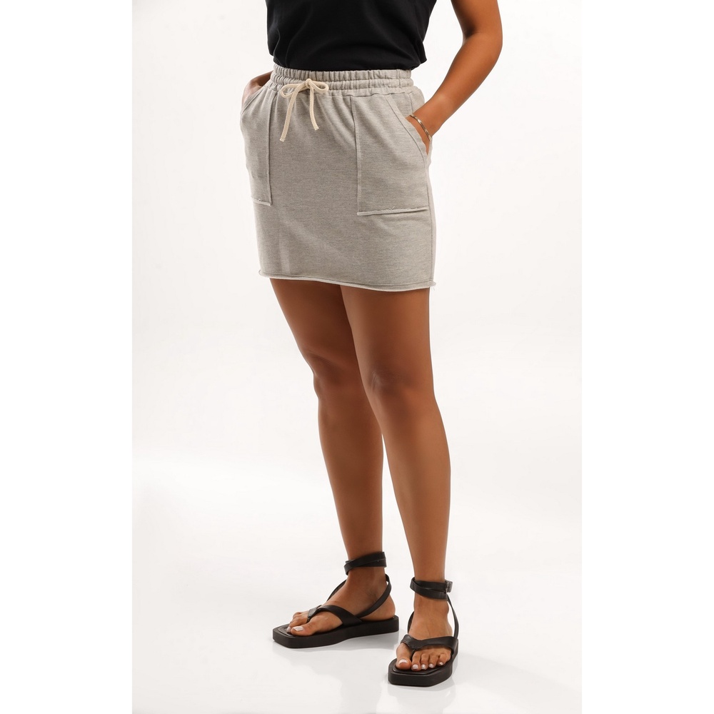 Saia Feminina em Moletom Just Basic em Oferta na Shopee