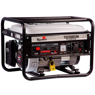Gerador de Energia à Gasolina 2,0 KVA Partida Manual com Carregador de Bateria TG2500CXH TOYAMA em Oferta na Shopee