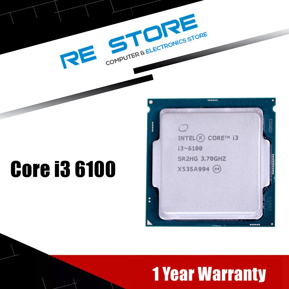 【 Spot � Intel Core i3 6100 3,7ghz 3M Cache Dual-51 3 W SR2HG Processador De CPU LGA 1151