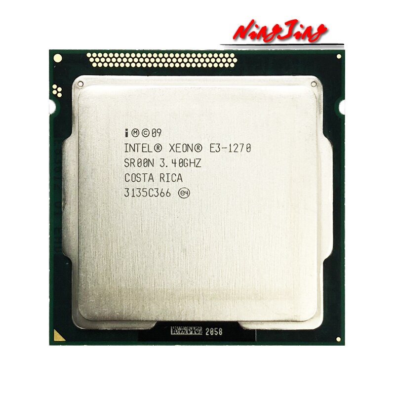 Spot Intel xeon e3-1270 e3 1270 3,4 ghz Usou Processador De cpu quad ...