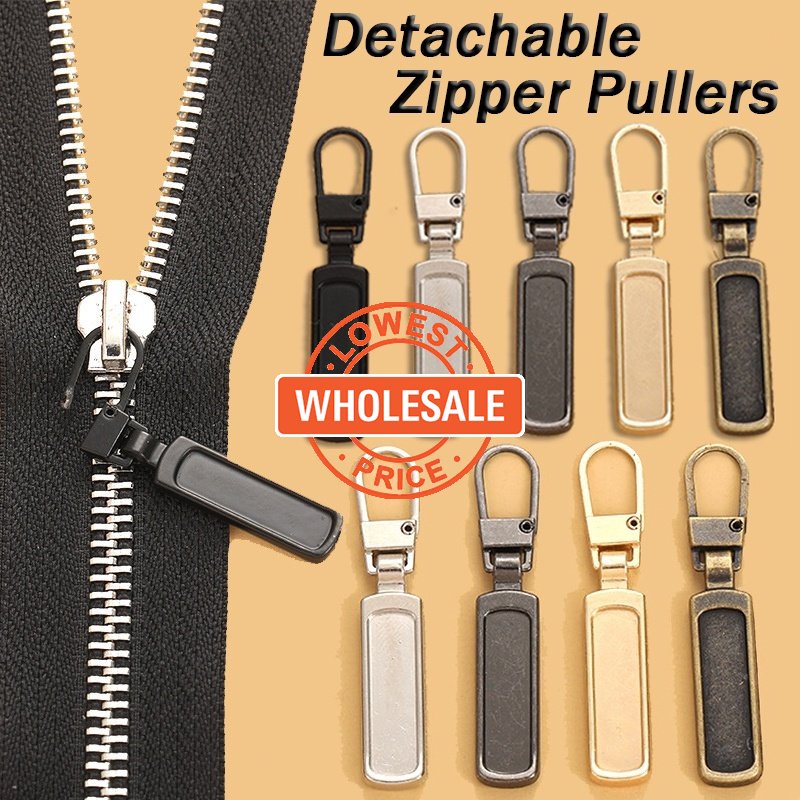 Sacos De Bagagem Para Baixo Jaqueta Zíper Sliders Cabeça Zíperes Kits De Reparo Metal Artesanato Costura Diy Substituiçã