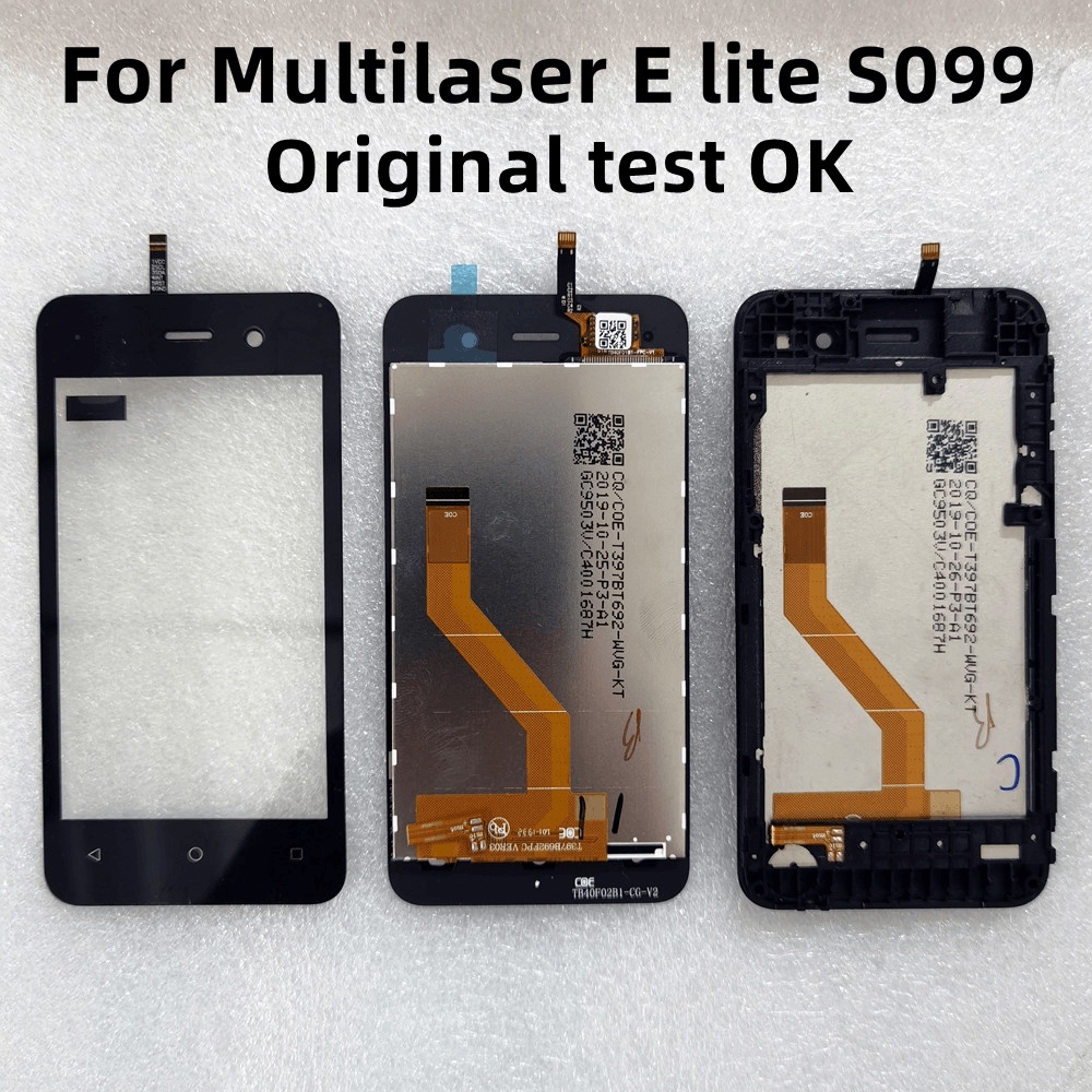Para Multilaser E Lite LCD Tela 2 , Substituição Do Módulo De Integrada Interna Externa Toque Telefone Móvel S099 Com Mo