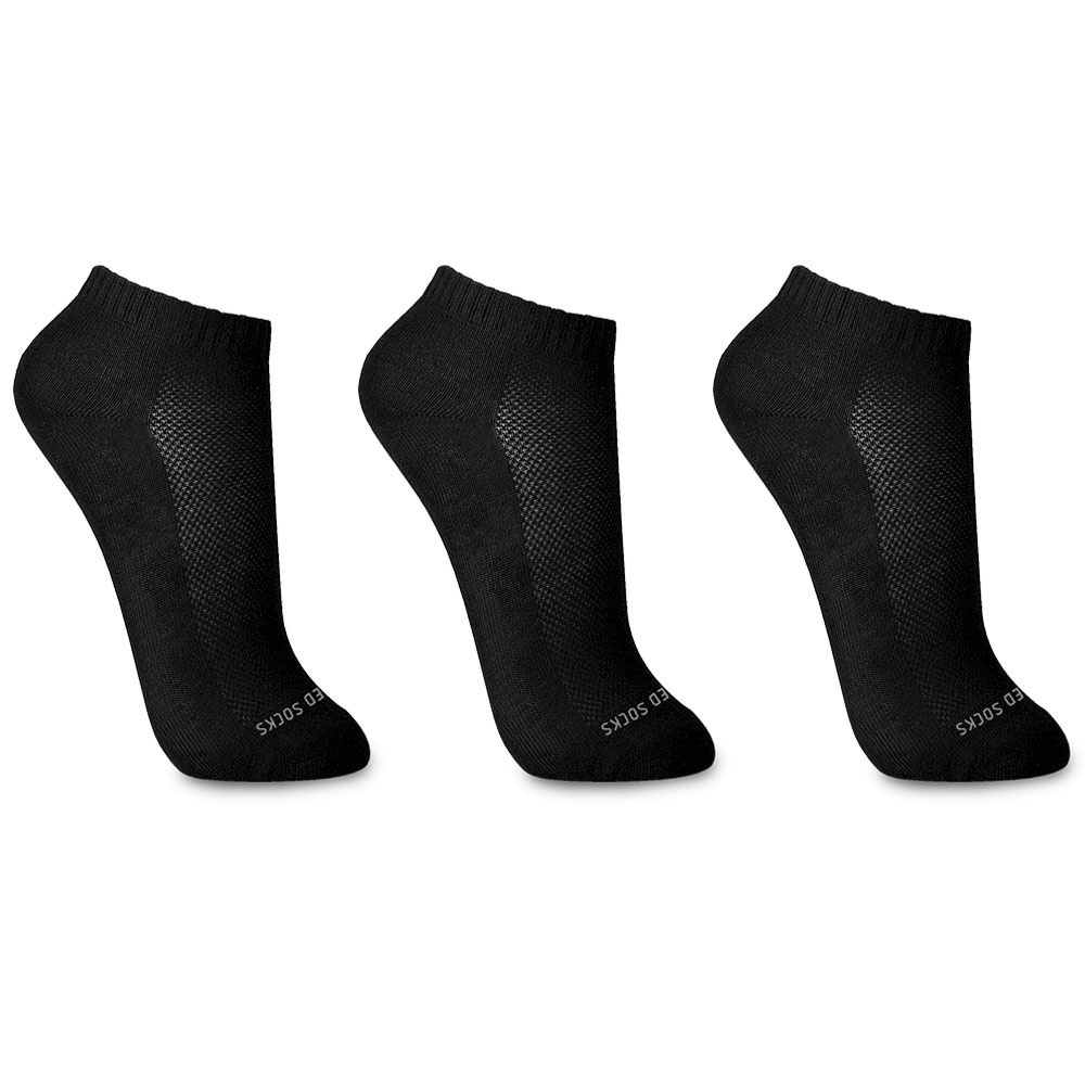Meia Esportiva Cano Curto Em Algodão TS1500 Preto em Oferta na Shopee