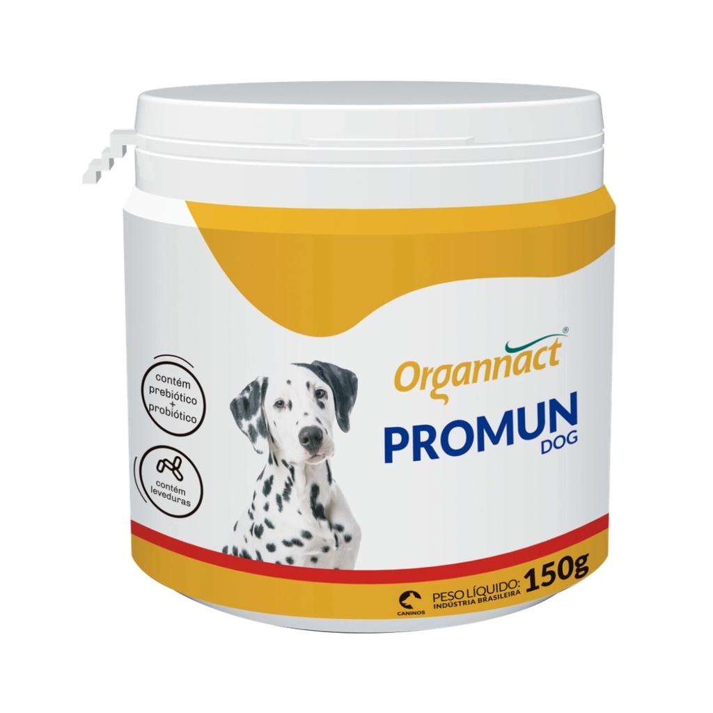 Suplemento Vitamínico Promun Dog 150g Organnact Cães 150 g em Oferta na Shopee
