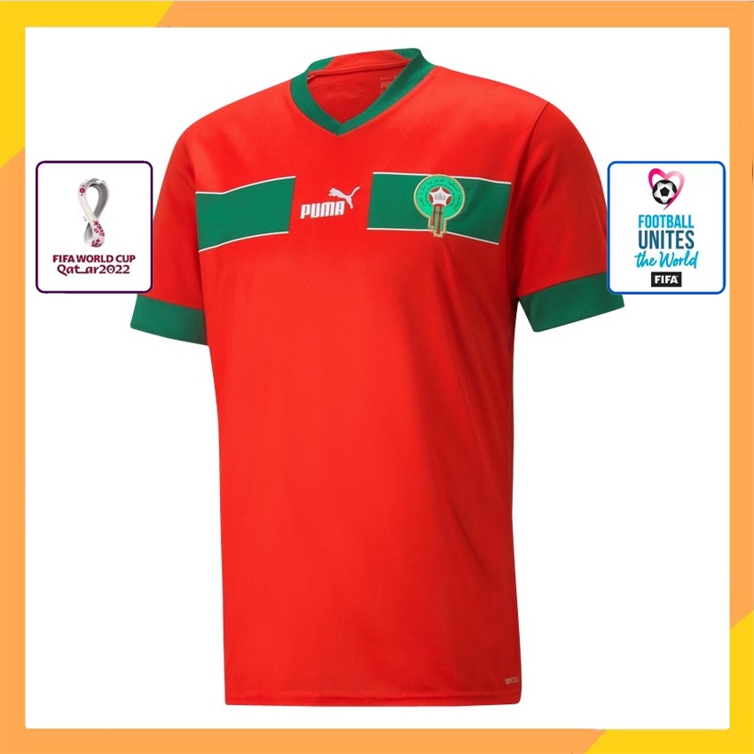 202223 Casa Camisa Nacional Equipe Tamanho P2XL Futebol jersi 22 Fãs