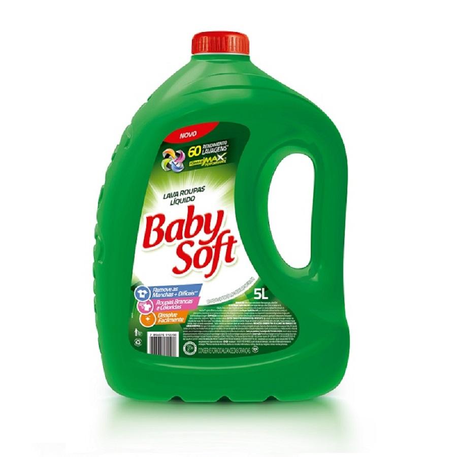 Lava Roupas Líquido Baby Soft Max Performance - Verde 5L em Oferta na Shopee