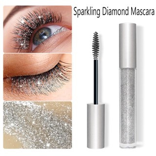 Máscara Glitter Diamante De Gotas De Água Secagem Rápida Maquiagem De Cachos À Prova D