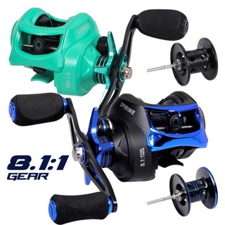 Carretel De Pesca Sougayilang 8.1 : 1 Relação Da Engrenagem 9 + 1 Rolamentos De Esferas Max Drag 10KG