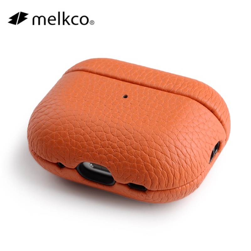 Melkco Capa De Couro De Vaca Premium Para AirPods Pro 2 Pro3 (2025) Fone De Ouvido De Luxo 4 3 2 1 Geração