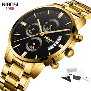 NIBOSI Men Watches Luxury Famous Top Brand Men's Fashion Military Quartz Wristwatch 2309 em Oferta na Shopee