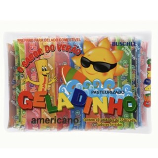 Geladinho Americano Din Din Sacolé Pacote C/40unid - Buschle
