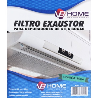 Kit c/ 5 - Manta Filtro Para Depurador de 4 ou 6 Bocas em Oferta na Shopee