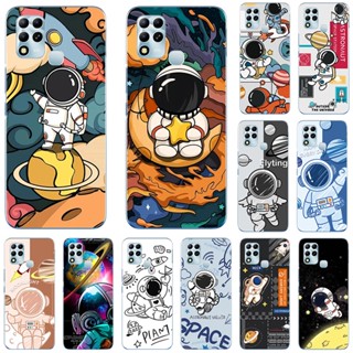 Capa De Celular De Personalidade Para Infinix Hot 11 Helio G37 Originalidade Espaço Astronauta HD Homem