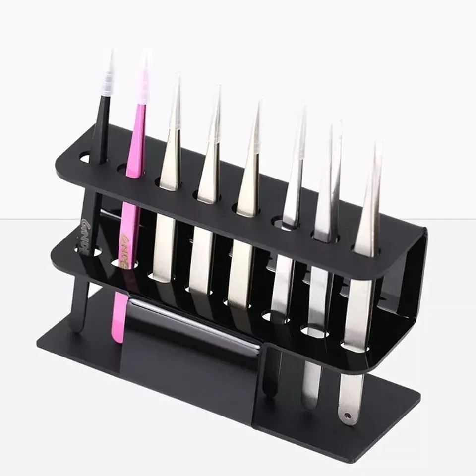 Suporte Com 6 Furos Para Pinças De Cílios em Oferta na Shopee