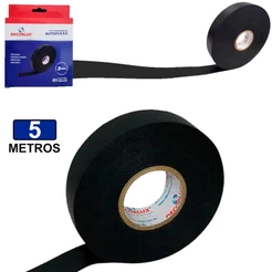 Fita Isolante Auto fusão 19mm X 5 Metros Para Alta Tensão E Isolação Uso Profissional