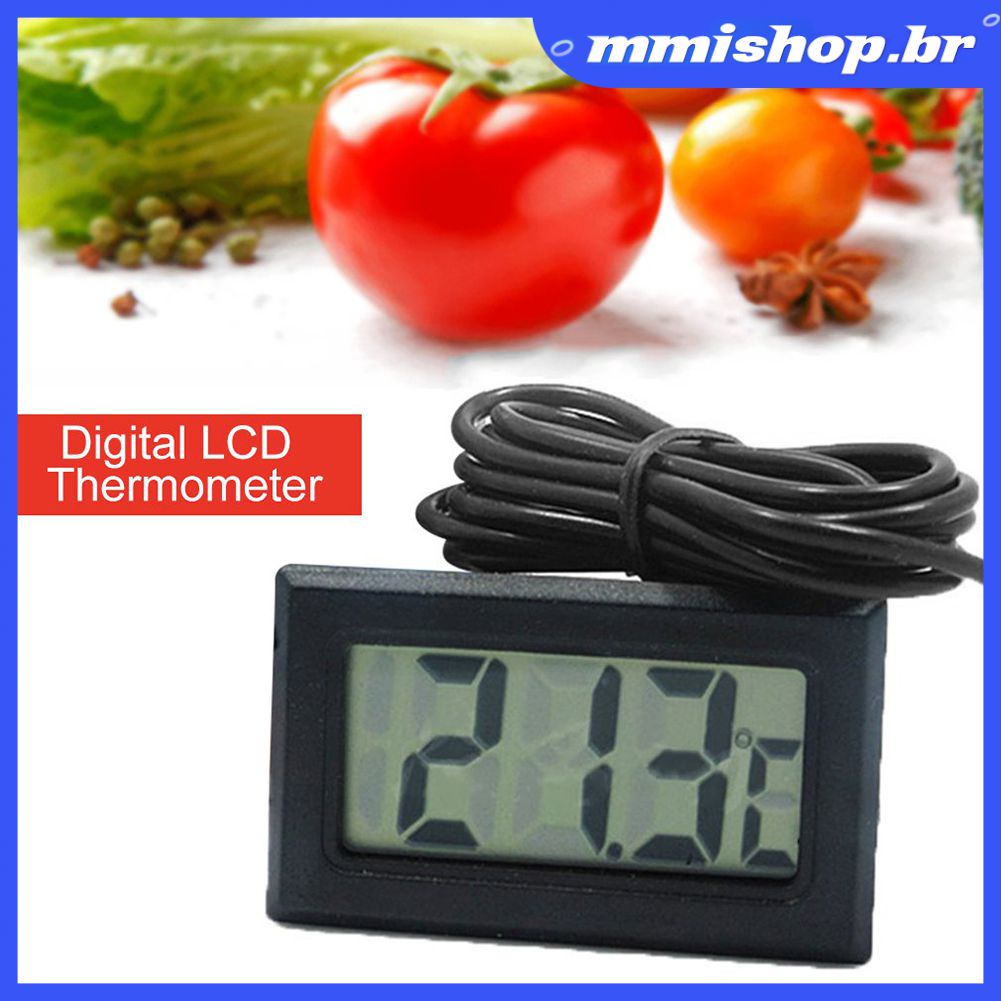 Mini Term Metro Digital Lcd Pr Tico Medidor De Temperatura C Instrumentos Internos Para