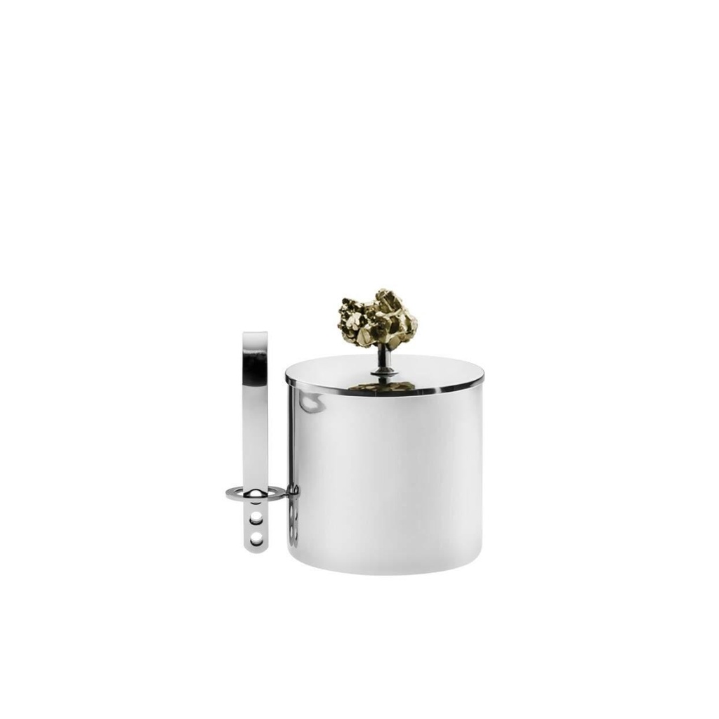 Balde De Gelo Térmico Inox Com Pedra Pirita Riva