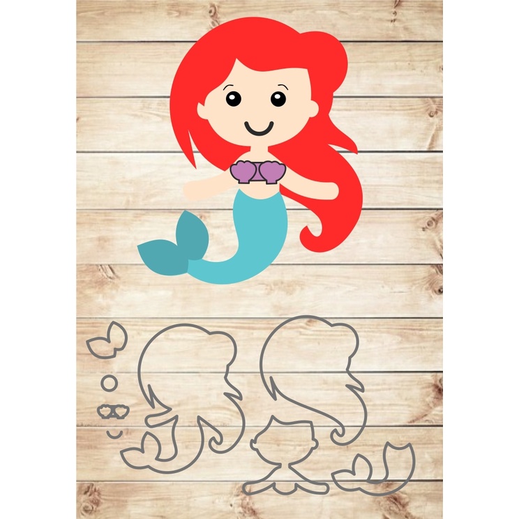 cortador ariel sereia corpo 6cm Promoção em Oferta na Shopee