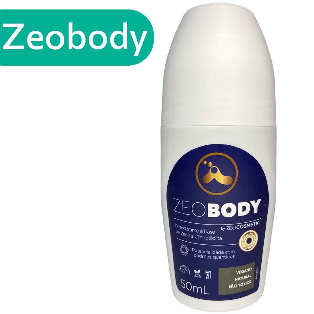 Desodorante sem Alumínio e Parabeno Antitranspirante   Zeobody  Zeolita  do seu Thomas  50ml