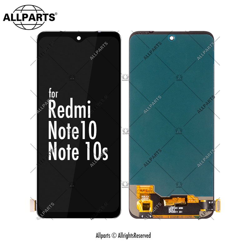 Tela Frontal Display do XIAOMI Redmi Note 10 10s LCD Touch Completo Compatível Con Note10 4G M2101K7AI M2101K7AG