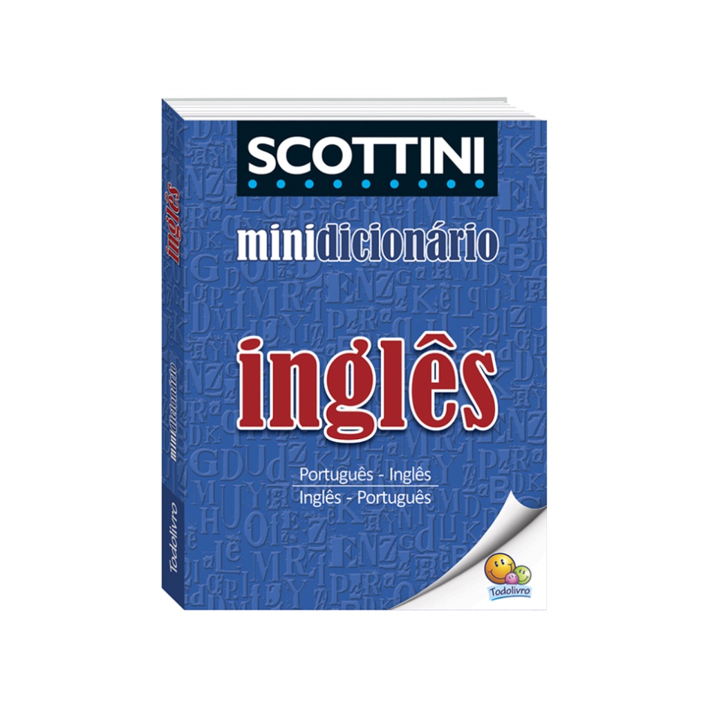 Mini Dicionário  Escolar Inglês 352 Paginas Scottini em Oferta na Shopee