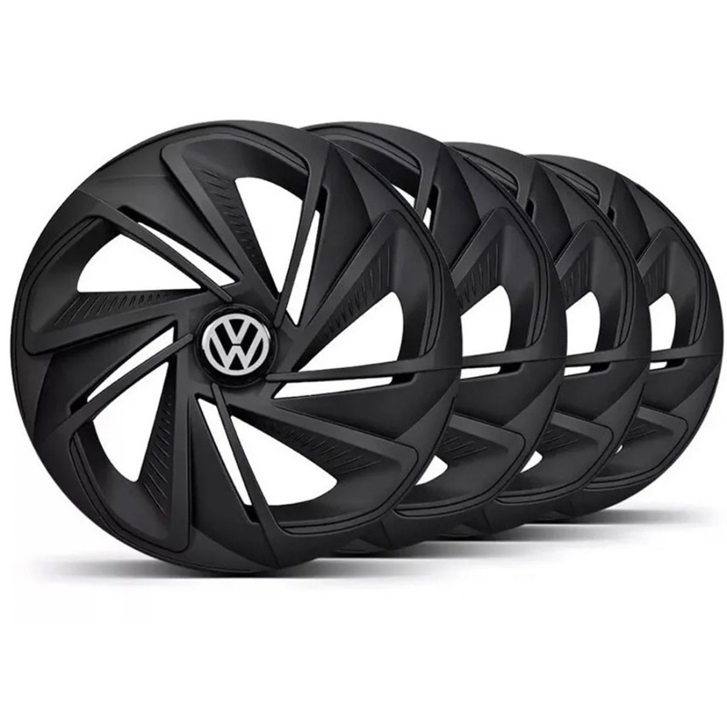 Carlota Aro 13 Esportiva Nitro VW Gol G1 G2 G3 G4 G5 G6 G7 G8 Voyage Fox Up Parati Saveiro CrossFox Polo Preta Fosca Fosc Black
