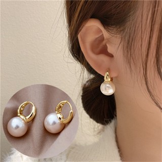 Brincos De Pérola Fashion Pearl Drop Para Mulheres Jóias De Casamento Cor Dourada Simples Brinco Em Forma De Noiva
