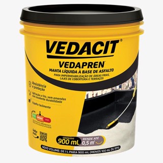 Impermeabilizante a Base de Asfalto Vedapren 900ml 121911 OTTO