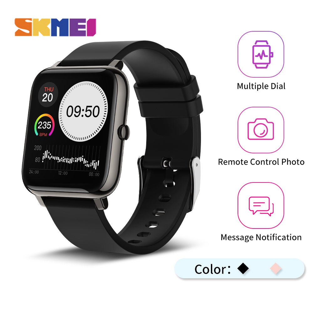 Relógio De Pulso SKMEI watch Sport Clock Fitness Monitor De Freqüência Cardíaca Do Sono IP67 Para Android IOS