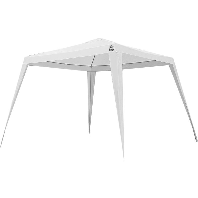 Tenda Gazebo Branca em Polietileno 3X3 Metros Desmontável 301201 BELFIX em Oferta na Shopee