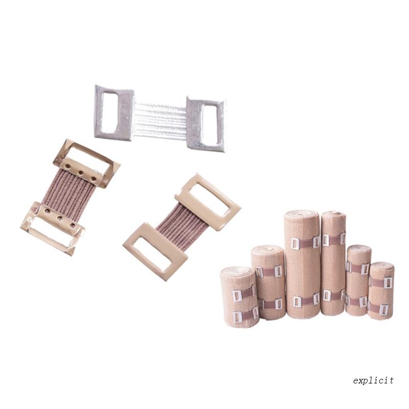 10Pcs Clipes Atadura Substituição Grampos Metal Elásticas Fixação