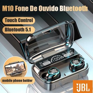 Novo Fone De Ouvido Bluetooth 5.1 M10 2000mAh Com Caixa De Recarga LED Display TWS Touch Redução De Ruído Impermeável