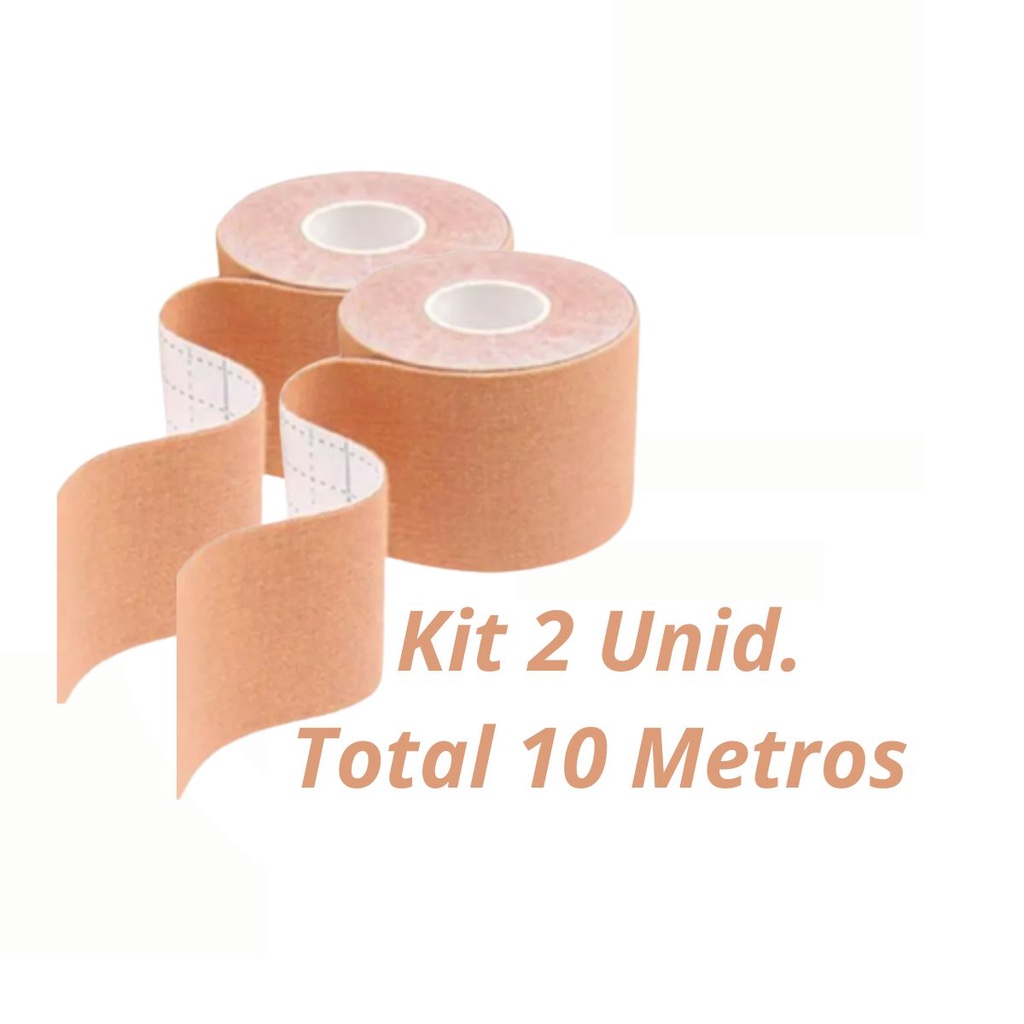 Sutiã Adesivo Levanta Seios Peito Fita Boob Tape Kit 2 Unid