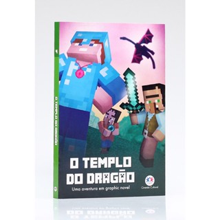 Livro Minecraft - O Templo Do Dragao - Livro 4