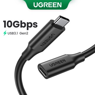 Cabo Extensor Ugreen USB C Para XiaoMi Huawei Samsung Macbook Air Nintendo Switch 3.0 Extensão Cable (100 cm)