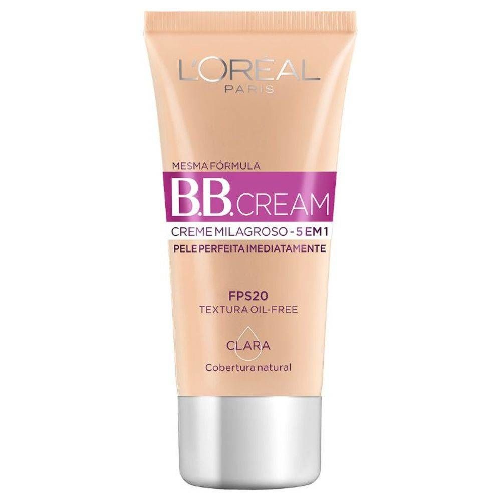 B.B. Cream Loreal Clara Creme Milagroso 30mL | Shopee Brasil