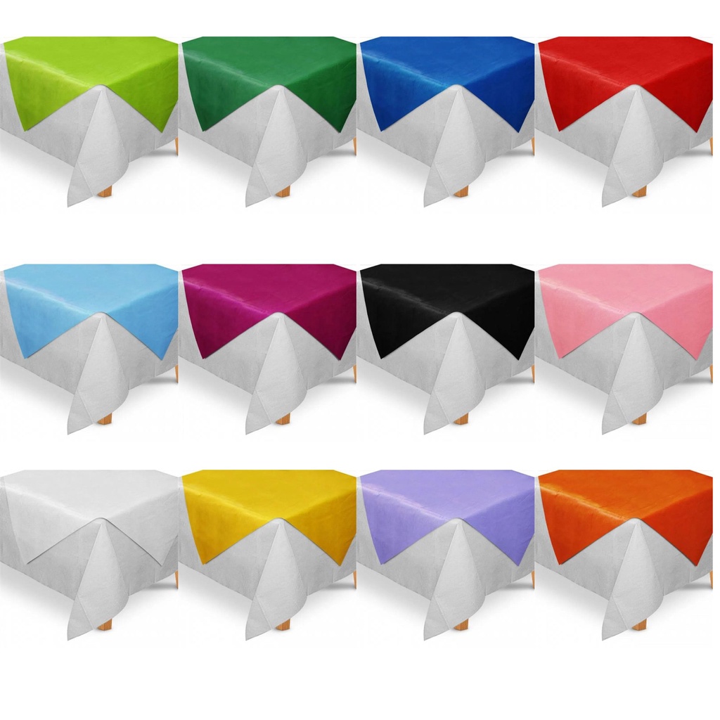 Kit 5 Toalha de Mesa Retangular Para Festas TNT 70x70cm em Oferta na Shopee