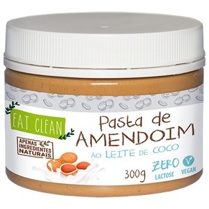 Pasta De Amendoim Ao Leite De Côco Eat Clean 300 G